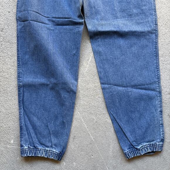 Deadstock 90s Dockers Jeans Mens 29x32 Pleated Denim Levis Cargo Tapered Vintage - Picture 10 of 11